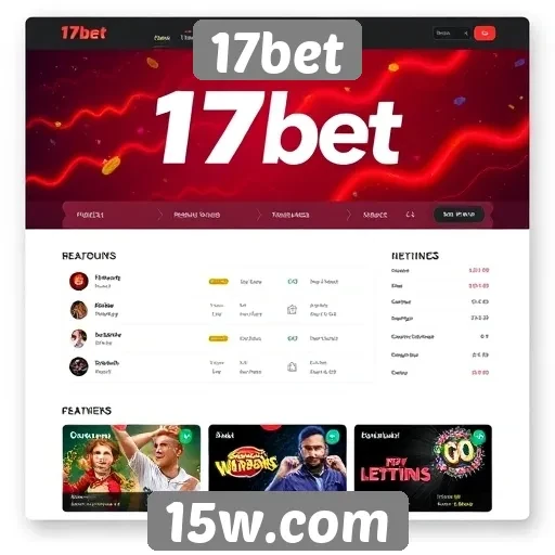 Análise da interface do usuário do site 17bet